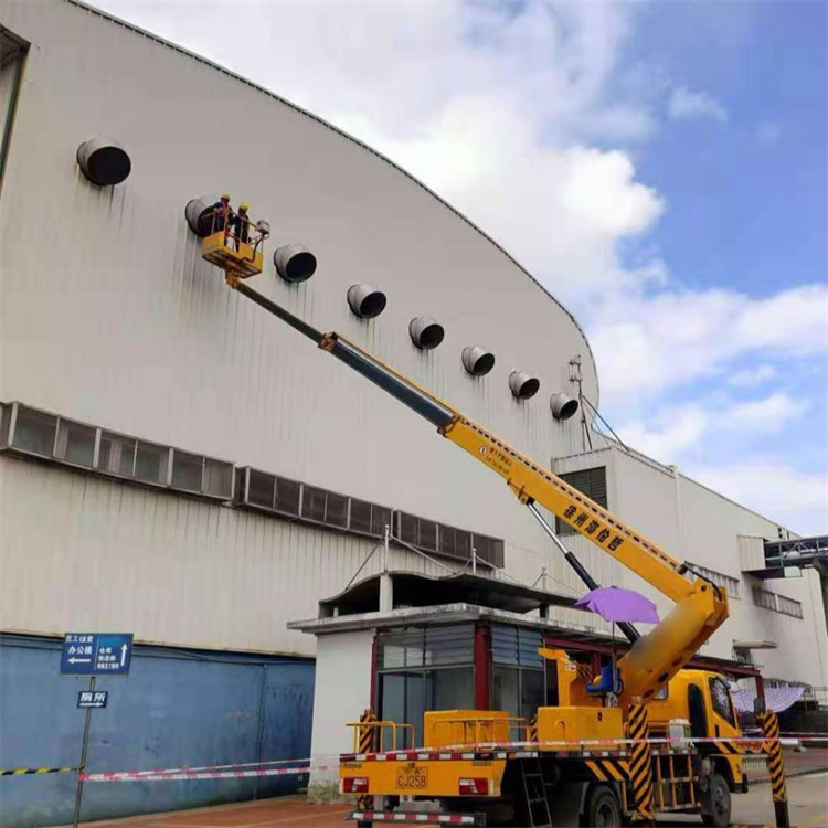 泗洪县高空作业车出租服务：专业广告牌安装解决方案